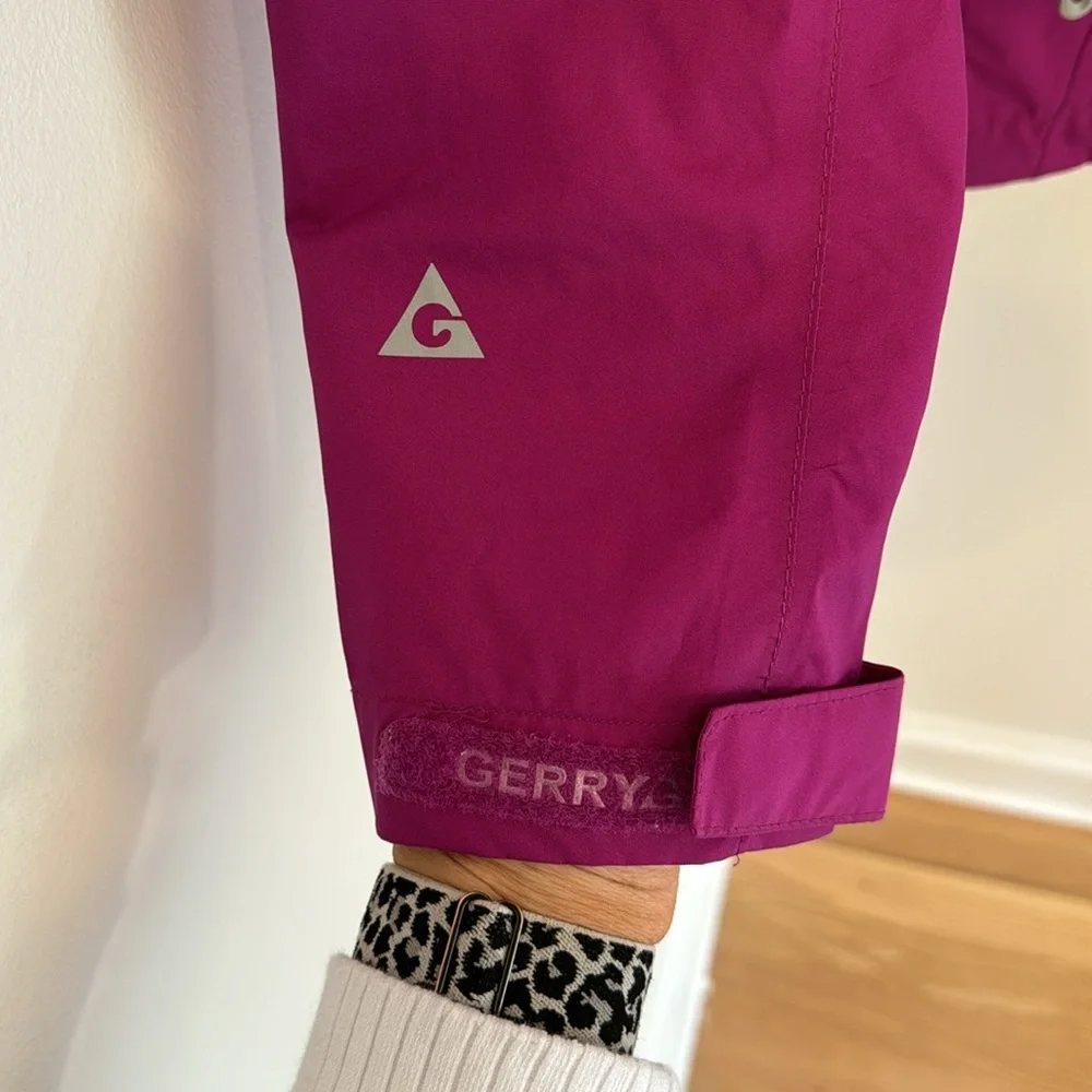 GERRY Womens Purple Pink Magenta Rain Jacket Lightweight Waterproof Size SMALL - Picture 2 of 9